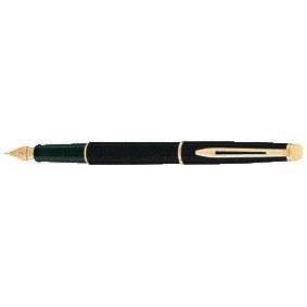 Waterman - Füllfederhalter Hémisphère mattschwarz GT fein