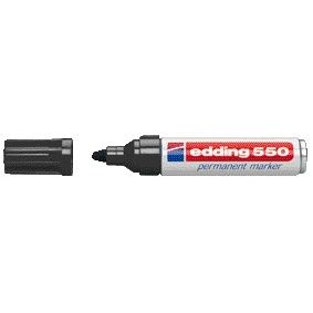Edding - Filzstift 550 rund 3-4mm schwarz | 10 Stück