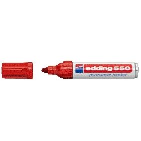 Edding - Filzstift 550 rund 3-4mm rot