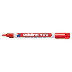 Edding - Filzstift 400 rund 1mm rot