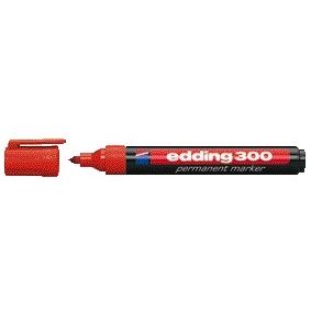 Edding - Filzstift 300 rund 1,5-3mm rot