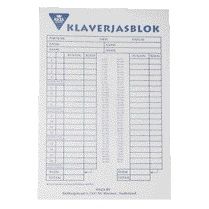 Haza - Block Klaverjas 50 Blatt | 5 Stück