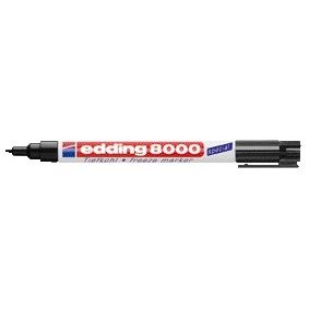 Edding - Gefriermarker 8000 rund 1mm schwarz | 5 Stück