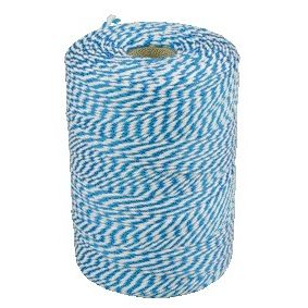 Muller - Baumwollseil 50 Gramm 45 Meter blau/weiß