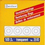 Avery Zweckform - Verstärkungsringe Zweckform 3510 13Mm 500 Stück transp | 10 Stück