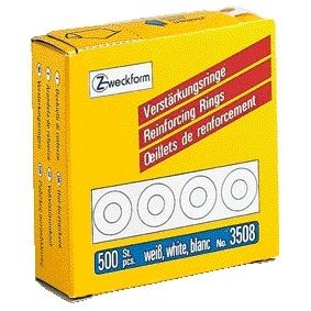 Avery Zweckform - Verstärkungsringe Zweckform 3508 13Mm 500 Stück weiß | 10 Stück