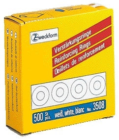 Avery Zweckform - Verstärkungsringe Zweckform 3508 13Mm 500 Stück weiß