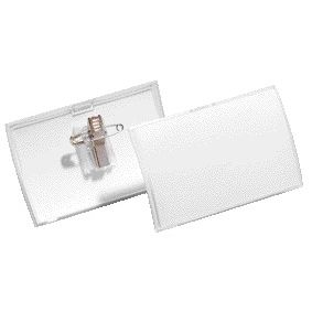 Quantore - Badge 8214 Click Fold mit Kombiklemme 54x90mm