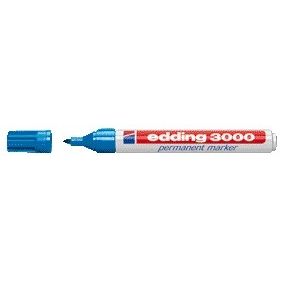 Edding - Filzstift 3000 rund 1,5-3mm hellblau | 10 Stück