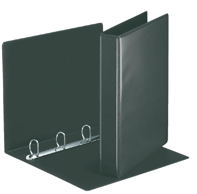 Präsentationsband Esselte Deluxe A4 4-Ringe D-Mech 20mm schwarz