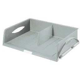 Leitz - Briefablage Sorty A3 horizontal grau | 6 Stück
