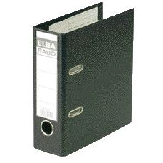 Elba - Ordner Rado Plast A5 stehend 75mm PVC schwarz