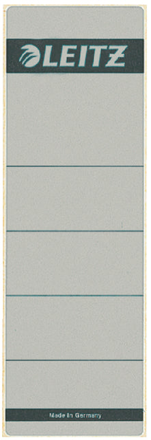 Back Label Leitz breit/kurz 62x192mm selbstadhäsiv grau