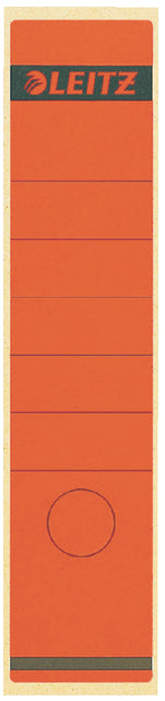 Back Etikett Leitz breit/lang 62x285mm selbstadhäsiv rot