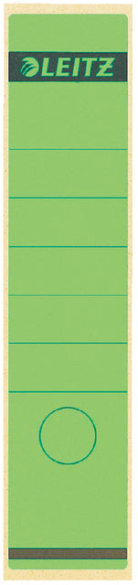 Back -Etikett Leitz breit/lang 62x285mm selbstadhäsives Grün