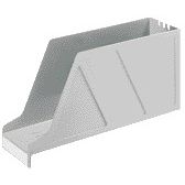 Leitz - Magazinkassette 2427 horizontal grau | 20 Stück