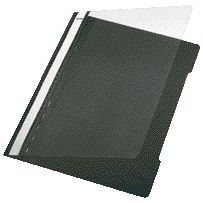 Leitz - Schnellklebestandard A4, recyceltes PP, schwarz