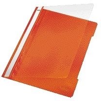 Leitz - Schnellklebestandard A4 recyceltes PP orange | 25 Stück