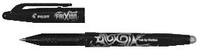 Pilot - Tintenroller friXion medium schwarz | 12 Stück