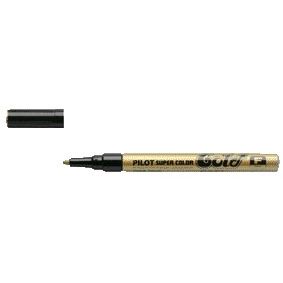 Pilot - Filzstift Super Color Lackmarker Feingold | 12 Stück