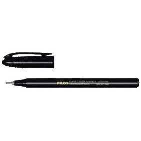 Pilot - Fineliner Super Color Scan ultrafeines Schwarz