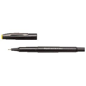 Pilot - Fineliner Razor Point fein schwarz | 12 Stück