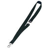 Langlebig – Textilschnur 8137 mit Karabiner schwarz | 10 Stück
