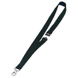 Langlebig – Textilschnur 8137 mit Karabiner schwarz