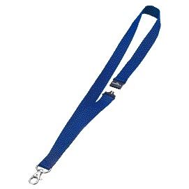 Langlebig – Textilkordel 8137 mit Karabiner dunkelblau