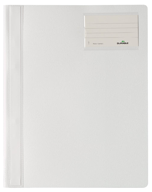 Fastright Langlebiger A4 PVC -Etikettfenster weiß | 25 Stücke