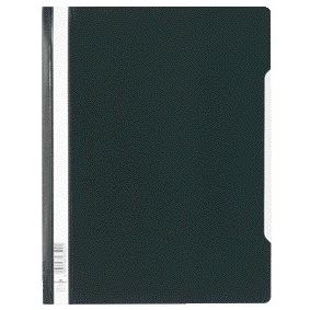 Langlebig - Schnellbefestiger A4 PVC schwarz | 50 Stück