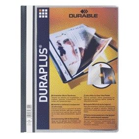 Langlebig – Schnellhefter Duraplus A4 grau