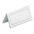 Langlebig - Tisch-Namensschild 8052 61x210mm transparent | 25 Stück