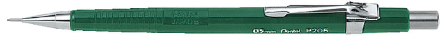 Vulpotlood Pentel P205 0,5 mm Grün