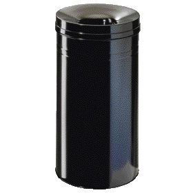 Langlebig - Papierkorb mit Flammensperre 3326-01 30 Liter schwarz