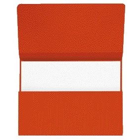 Jalema - Taschenmappe Folio, 100 % recycelter Karton, 250 g, Rot