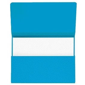 Jalema - Taschenmappe Folio, 100 % recycelter Karton, 250 g, Blau