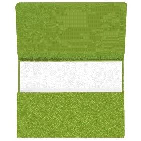 Jalema - Taschenmappe Folio 100 % recycelter Karton 250 g grün | 10 Stück