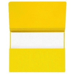 Jalema - Taschenmappe Folio 100 % recycelter Karton 250 gr gelb | 10 Stück