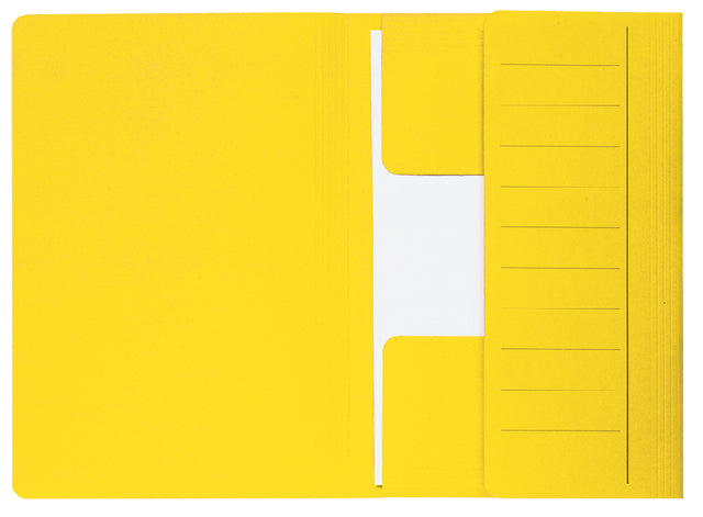 Dossierordner Secolor Mammoet Folio 3 Ventile 270gr Gelb