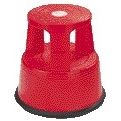 Desq - Hocker 420mm Kunststoff rot