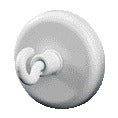 Dahle - Magnet mit Haken 36mm Tragkraft 8kg weiß