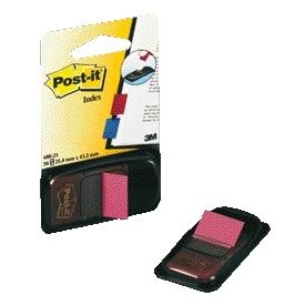 Post-it - Karteireiter 680 25,4x43,2mm leuchtend rosa