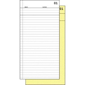 Expres - Auftragsbuch SI-30020 210x105mm 50x2 Blatt