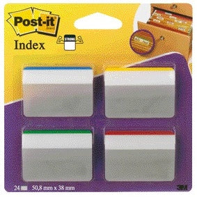 Post-it - Karteireiter 686a1 38x50,8mm stark weiß | 6 Stück