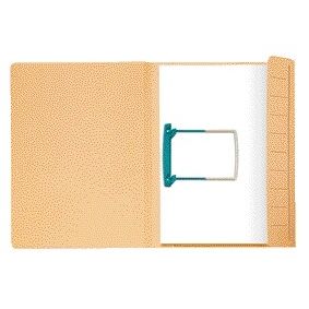 Jalema – Clipex-Ordner A4, 100 % recycelter Karton, 250 g, beige | 50 Stück