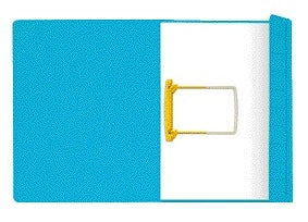 Jalema - Clip-Ordner-Folio aus recyceltem Karton 250gr bl | 10 Stück