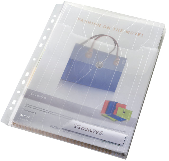Combifile Leitz 4727 Harmonica Besucher A4 PP transparent