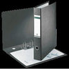 Leitz - Ordner 1072 180° ohne Schlitze und Kantenschutz 77mm Karton A3 gerade schwarz | 2 Stk