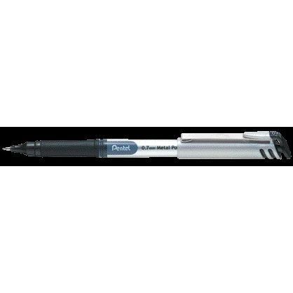Pentel - Tintenroller BL17 Energel medium schwarz | 12 Stück